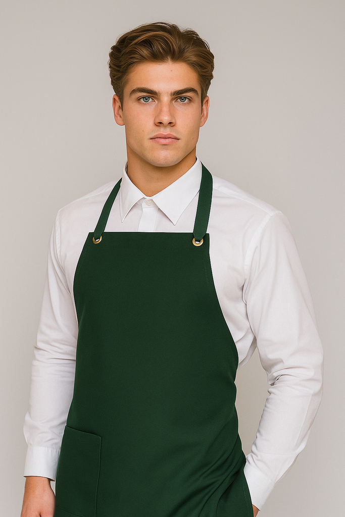 Eyelet Cross back Apron - The Apron Guys